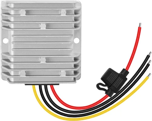 Vista 9 de Regulador de voltaje DC de 24V reductor a 12V 10A 120W convertidor Buck DC-DC reductor convertidor de energía módulo impermeable transformador