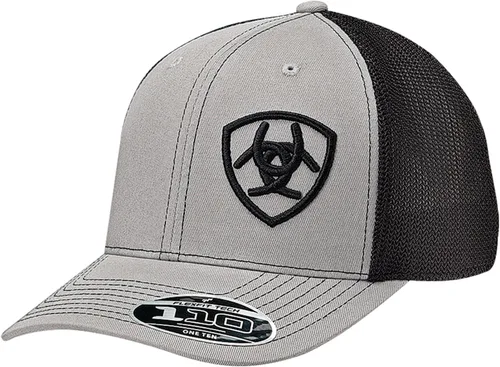 Vista 7 de ARIAT Gorra de malla Flexfit 110 para hombre, gorra clásica ajustable para comodidad durante todo el día