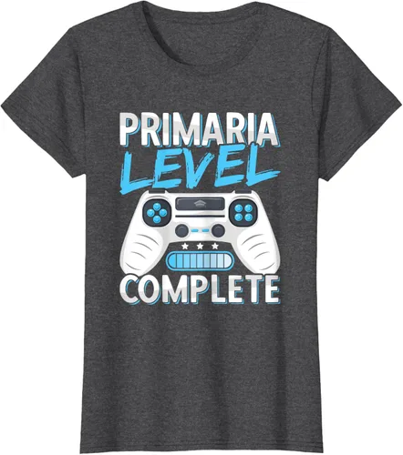 Vista 6 de Camiseta completa de diploma de escuela primaria de graduación, Negro