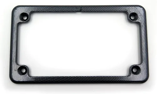 Vista 13 de MT294-004 - Marco de matrícula de motocicleta compatible con placa de motocicleta de 4 x 7 pulgadas de ancho extra de 1 pulgada