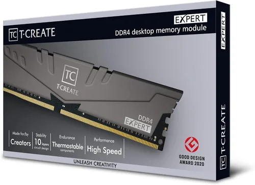 Vista 5 de TEAMGROUP T-Create Expert overclocking 10L DDR4 16GB Kit (2 x 8GB) 3200MHz (PC4 25600) CL16 Módulo de memoria de escritorio Ram