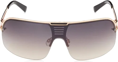 Vista 2 de Rocawear R1416 Vented Temple Uv400 Protective Rectangular Metal Shield Sunglasses. Gifts for Men with Flair 137 Mm