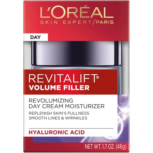 Vista 2 de L'Oréal Paris Cuidado de la piel Revita Lift Volume Filler Daily Re-Volumizing Facial Hidratante, 1.7 onzas