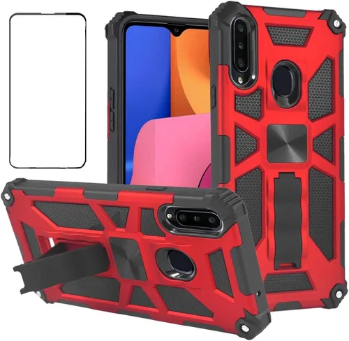 Vista 8 de Asuwish Funda compatible con Huawei Y9 Prime 2019/Honor 9X/P Smart Z y protector de pantalla de vidrio templado, accesorios de celda, soporte