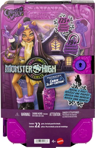 Vista 6 de Monster High Skulltimate Secrets Clawdeen Wolf Doll Set