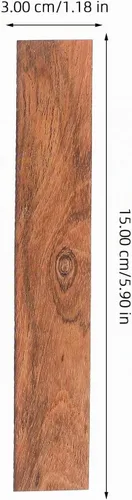 Vista 7 de 6 láminas de madera texturizada de repuesto para banco de jardín para manualidades y asientos al aire libre, tableros de madera sin terminar
