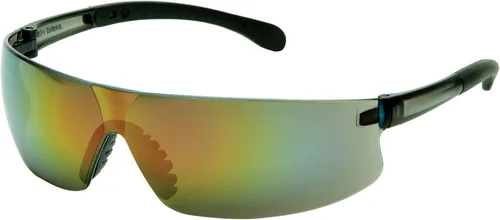 Vista 11 de Pyramex Provoq Safety Eyewear Blue Mirror Lens Black Temples