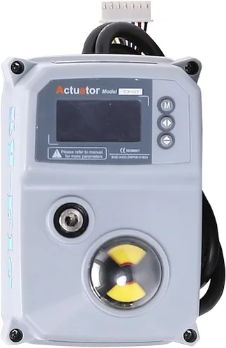 Vista 5 de 1/2 "24VDC/110VAC/220VAC 4-20ma/0-10V DN15 2 Way CF8 CNPT Válvula de bola motorizada de control integral proporcional (110-230VAC 4-20Ma)