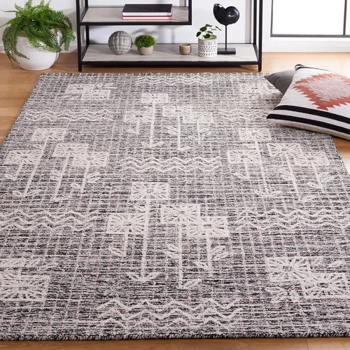 Vista 11 de SAFAVIEH Metro Collection - Alfombra de pasillo de 2 pies 3 pulgadas x 9 pies, beige y marfil, lana floral hecha a mano, ideal para zonas de alto