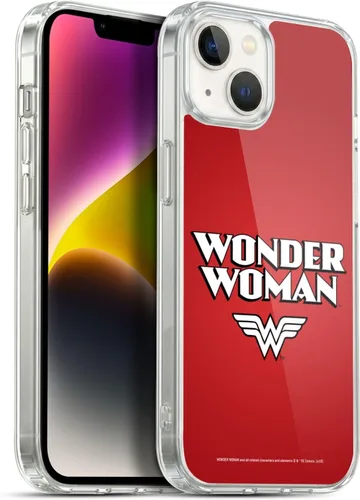 Vista 150 de Head Case Designs Funda de gel suave con licencia oficial de Wonder Woman DC Comics Classic Logos compatible con Apple iPhone 7 Plus/iPhone 8 Plus