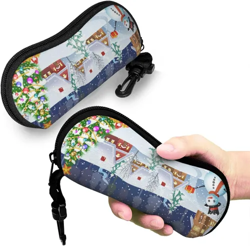 Vista 7 de Garlaibi Gafas de sol Soft Case Ultra Light Neopreno Cremallera Gafas Caso