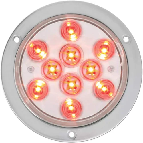 Vista 8 de Grand General 76850 - Luz LED (4 pulgadas Mega 10 Plus Am/Am con montaje en brida SS y coleta), 1 paquete