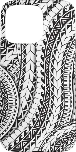 Vista 28 de Funda de arte tribal polinesio para iPhone 16