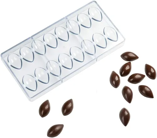 Vista 46 de Restaurantware Pastry Tek Molde para Barra de Chocolate de 10.8 x 5.3 Pulgadas 1 Molde de Chocolate Apto para Lavavajillas - 4 Cavidades Molde