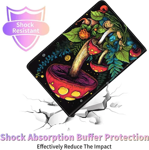 Vista 5 de Funda para 9.7 pulgadas 2017 2018/iPad air/iPad Air 2, Auto Sleep/Wake Multi-ángulo de visión Slim Folio Stand Funda para Ipad 6ª/5ª