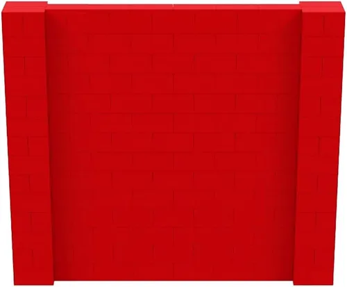 Vista 98 de EverBlock Kit de pared de 5 x 4 pies Bloques de construcción modulares Sistema de pared para edificios, pantallas y estructuras Divisor