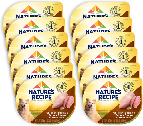 Vista 15 de Nature's Recipe Wet Dog Food, receta de pollo y salmón salvaje en caldo, taza de 2.75 onzas (paquete de 12)