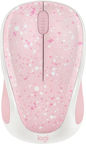 Vista 9 de Logitech - Design Collection - Mouse compacto inalámbrico de edición limitada con diseños coloridos - Golden Garden
