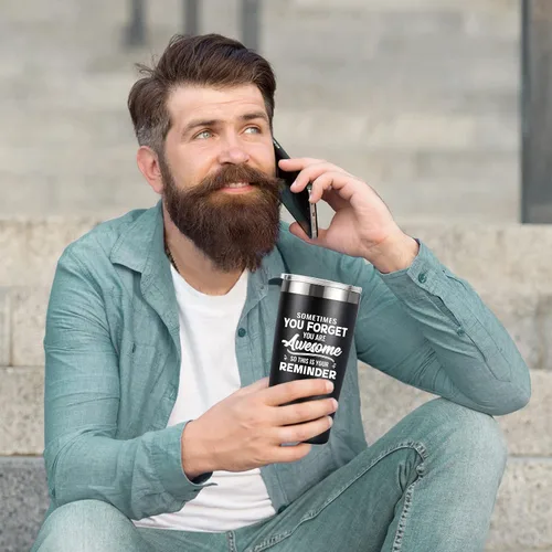 Vista 7 de Regalos del día de San Valentín para él, hombres y esposos, impresionante taza de café, regalos inspiradores de cumpleaños y vacaciones
