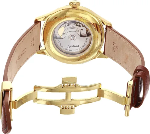 Vista 3 de Certina, Hombre, DS, PVD, acero inoxidable, reloj automático suizo, C0384073636700, Marrón, Reloj automático