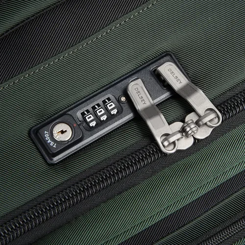 Vista 9 de DELSEY Paris Sky Max 2.0 Softside - Maleta expandible con ruedas giratorias, Verde, Juego de 3 piezas, Sky Max 2.0 Softside - Maleta expandible