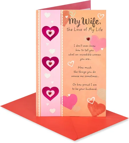 Vista 8 de American Greetings Tarjeta de San Valentín para esposa (In Love With You)