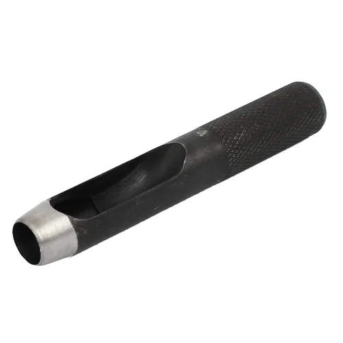 Vista 10 de uxcell Perforador hueco de la caña moleteada del metal del diámetro de 3.3 ft m para la correa de la junta de cuero