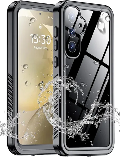 Vista 14 de MOZOTER - Funda impermeable para Samsung Galaxy Note 10 Plus con sonido claro Negro