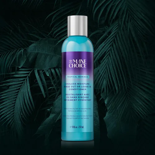 Vista 3 de The Mane Choice Tropical Moringa Sweet Oil & Honey Endless Moisture - Acondicionador para enjuagar o sin enjuague, desenreda, suaviza y nutre