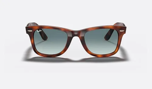 Vista 5 de Ray-Ban RB4340 WAYFARER - Gafas de sol para hombres y mujeres + paquete con kit de cuidado de gafas de cortesía de diseñador iWear, Rojo HavanaAzul