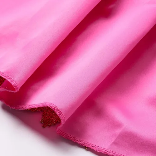 Vista 9 de JerrisApparel Disfraz de princesa rosa para niñas disfraz de fiesta de cosplay de Halloween