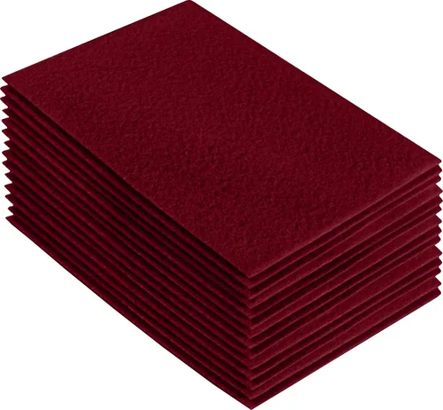 Vista 70 de FabricLA Hojas de fieltro acrílico para manualidades, cuadrados de fieltro precortados suaves de 4 x 4 pulgadas (3.9 in x 3.9 in), utiliza hojas