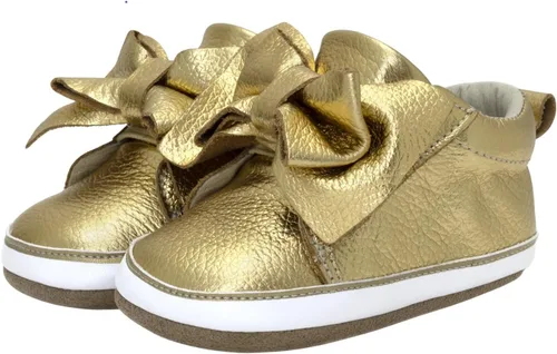 Vista 14 de Robeez First Kicks - Zapatos y tenis unisex para bebés y niños pequeños Cuero Addie Taupe