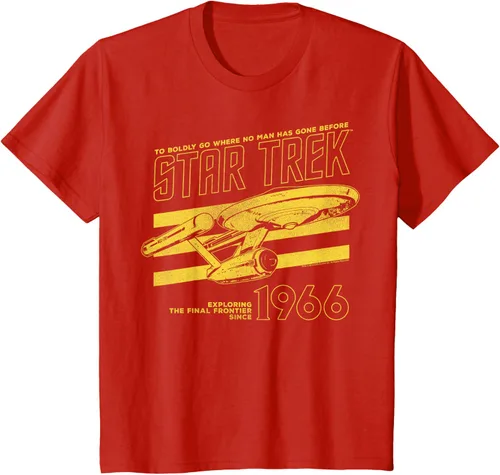 Vista 3 de Star Trek: The Original Series Enterprise '66 Collegiate Camiseta Negro