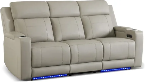 Vista 15 de Sofá biplaza reclinable eléctrico con consola, sofá biplaza reclinable de doble motor con reposacabezas eléctrico/carga inalámbrica/luz