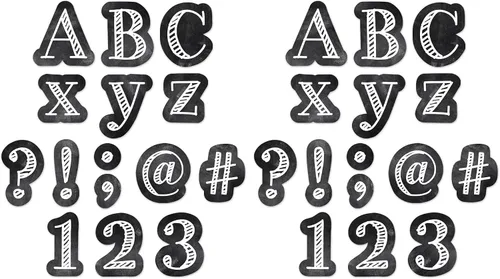 Vista 10 de CTP Café (Core Décor) Letras perforadas para el aula - Suministros esenciales para la escuela en casa - Los mejores suministros de regreso a clases