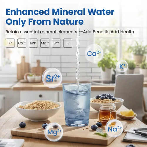 Vista 6 de Sistema de filtración de agua debajo del fregadero Cobectal reduce el cloro, PFAS, PFOA/PFOS, mal sabor y olor, 10,000 galones, sistema de filtro