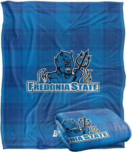 Vista 104 de LOGOVISION St John's University Campus Plaid Spirit Silky Touch Manta súper suave 36 x 58 pulgadas