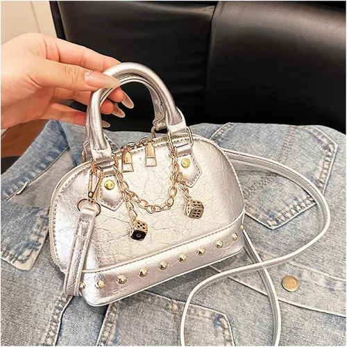 Vista 6 de Bolso tote para mujer, mochilas de cuero, bolso cruzado, bolso para boda, baile, fiestas, trabajo, viajes (estilo 517)