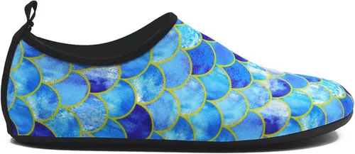 Vista 2 de Valennia Zapatos de agua para hombre y mujer, sin cordones, de secado rápido, ligeros, calcetines acuáticos para playa, natación, yoga, deportes al