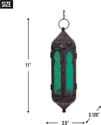 Vista 5 de Accent Plus 57070457 - Farol colgante azul, color negro