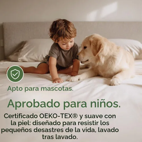 Vista 8 de Protector de colchón refrescante impermeable – Funda de colchón tamaño individual – Viscosa hecha de bambú – Suave, transpirable, silencioso