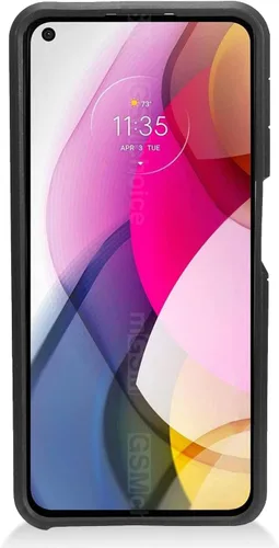 Vista 5 de Funda de goma para Motorola Moto G Stylus 4G 2021, XT2115 - AH2 Rojo