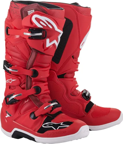 Vista 3 de Alpinestars Tech 7 Enduro Drystar Botas de motocross impermeables para hombre, comodidad mejorada, certificado CE