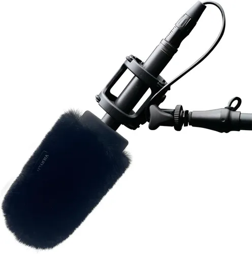 Vista 6 de Micrófono de viento Muff Pop Filtro para Sennheir MKE600 Cubierta de micrófono de escopeta parabrisas Deadcat para Rode Ntg4 NTG5 escudo Auriculares