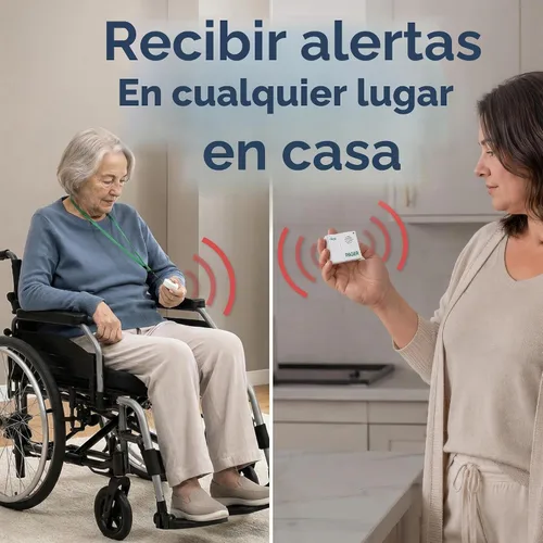 Vista 2 de Localizador inteligente inalámbrico con dos botones de llamada