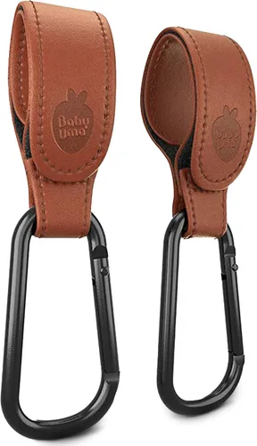 Vista 9 de Baby Uma Stroller Hooks for Bags - Non-Slip, One-Hand Use