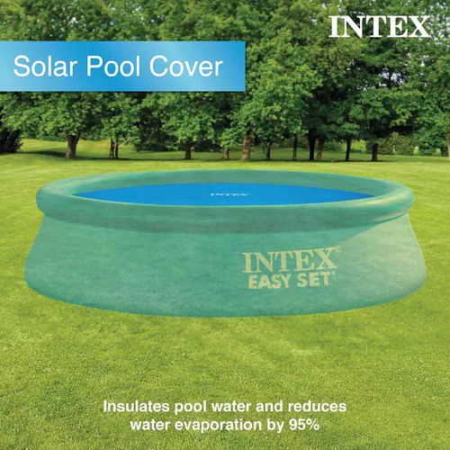 Vista 4 de Intex Cubierta solar para piscinas de 9.5 pies de diámetro de fácil colocación y estructura