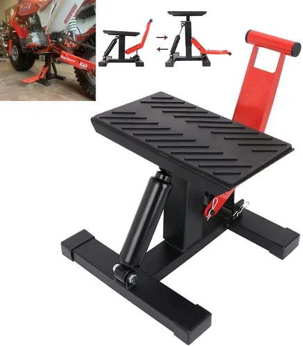 Vista 4 de Gato de Motocicleta Fast Pro para Moto de Tierra Soporte de Elevación - Gato Hidráulico Ajustable Ahorra Esfuerzo Soporte de Altura de Mesa