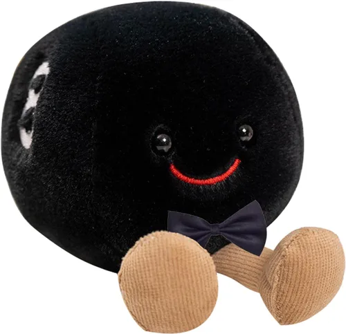 Vista 7 de Muñeco de peluche realista de felpa suave y grande para Halloween, juguete de peluche de béisbol de 6 pulgadas, el mejor cumpleaños, Navidad